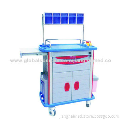 Anesthesia Trolley, CE/ISO Certified, ABS Plastic,equipped two doors and drawers